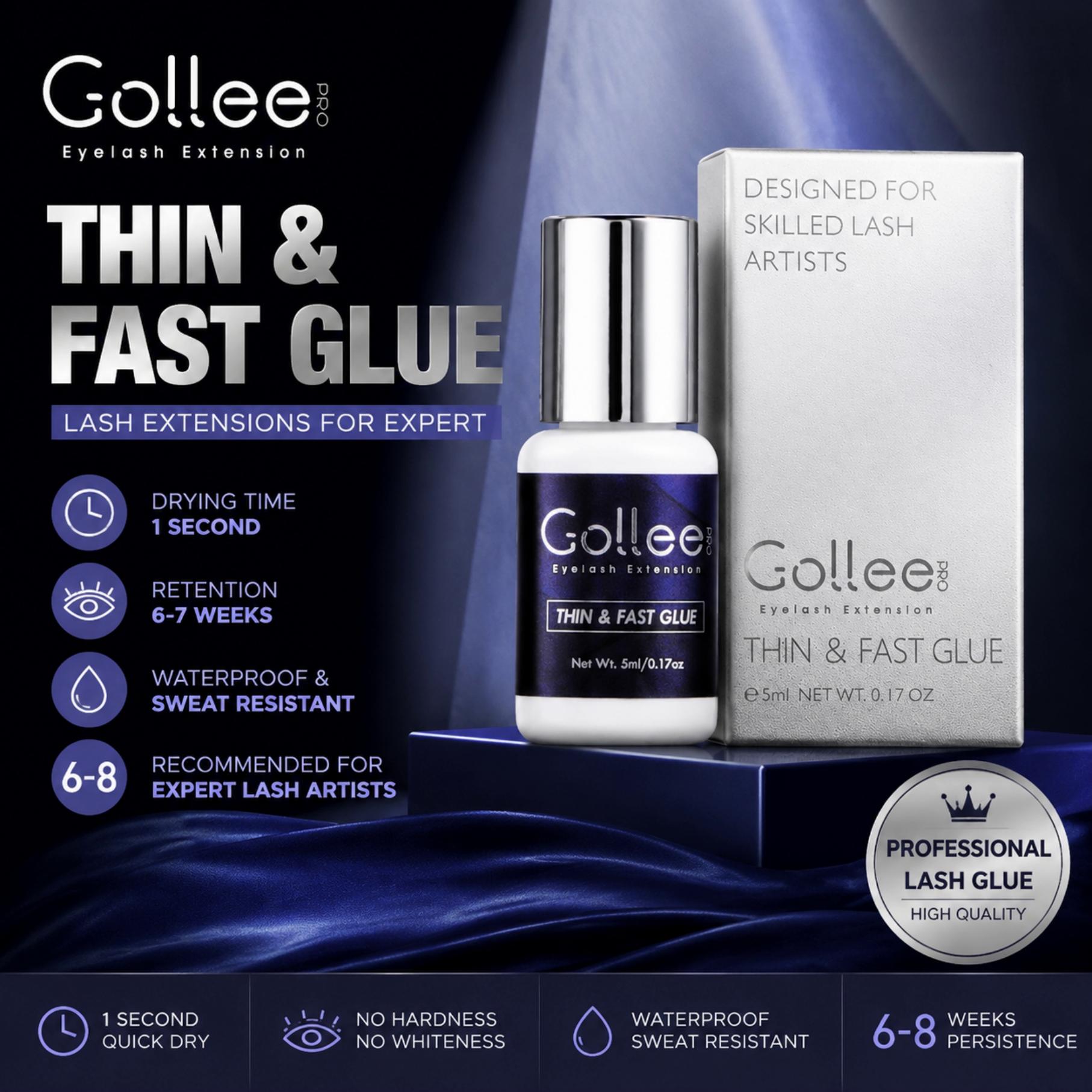 Sensitive Lash Glue - Cola para Extensão de Cílios Gollee