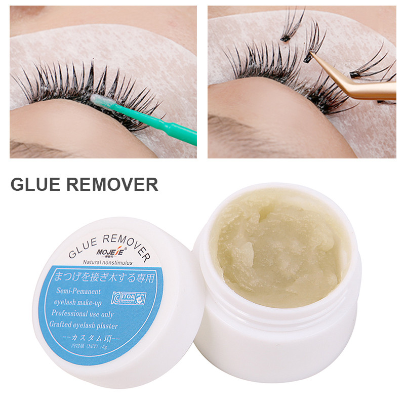 Eyelash Extension Eye Irritation - Cola de Removedor de Maquiagem para