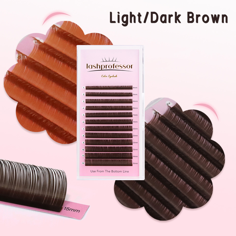 Lash Tile Palette - Extensão de cílios marrom escuro 0.05