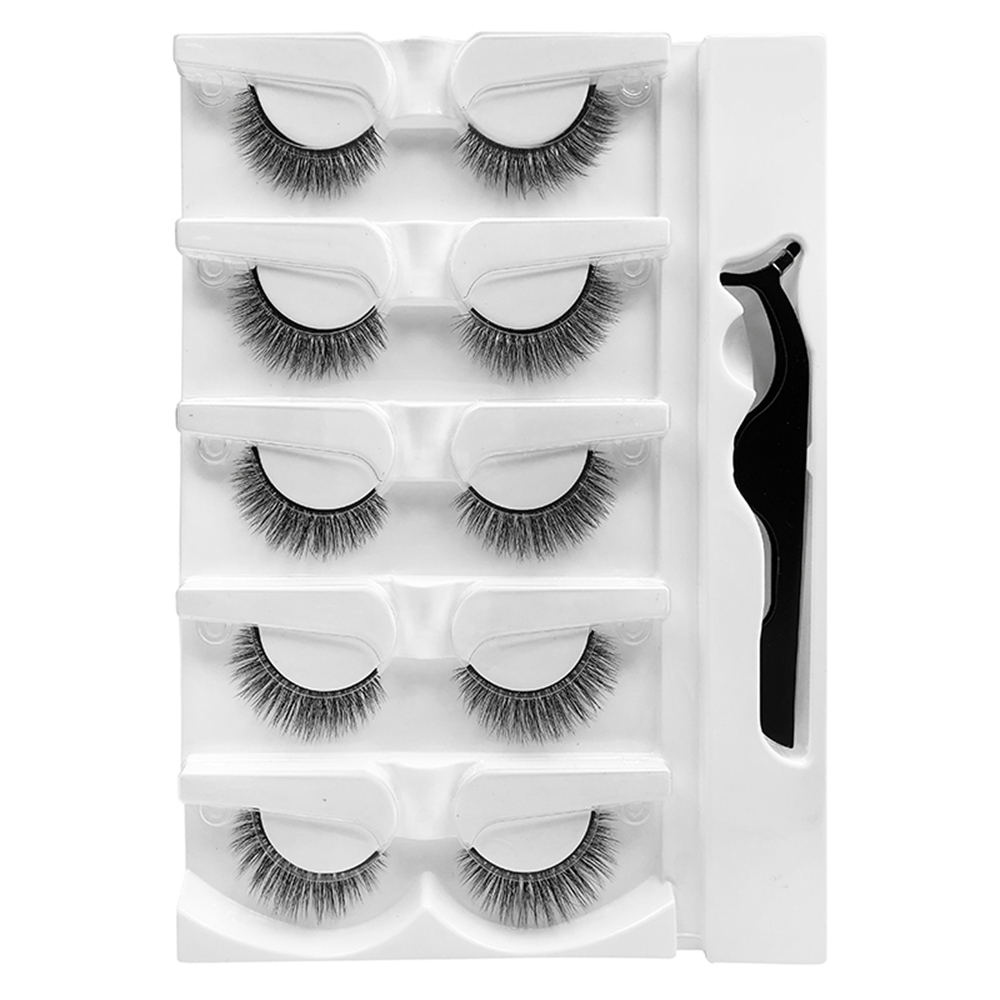 5 PARES de Cílios Postiços Sem - Sensitive Lash Glue avaliação e preço