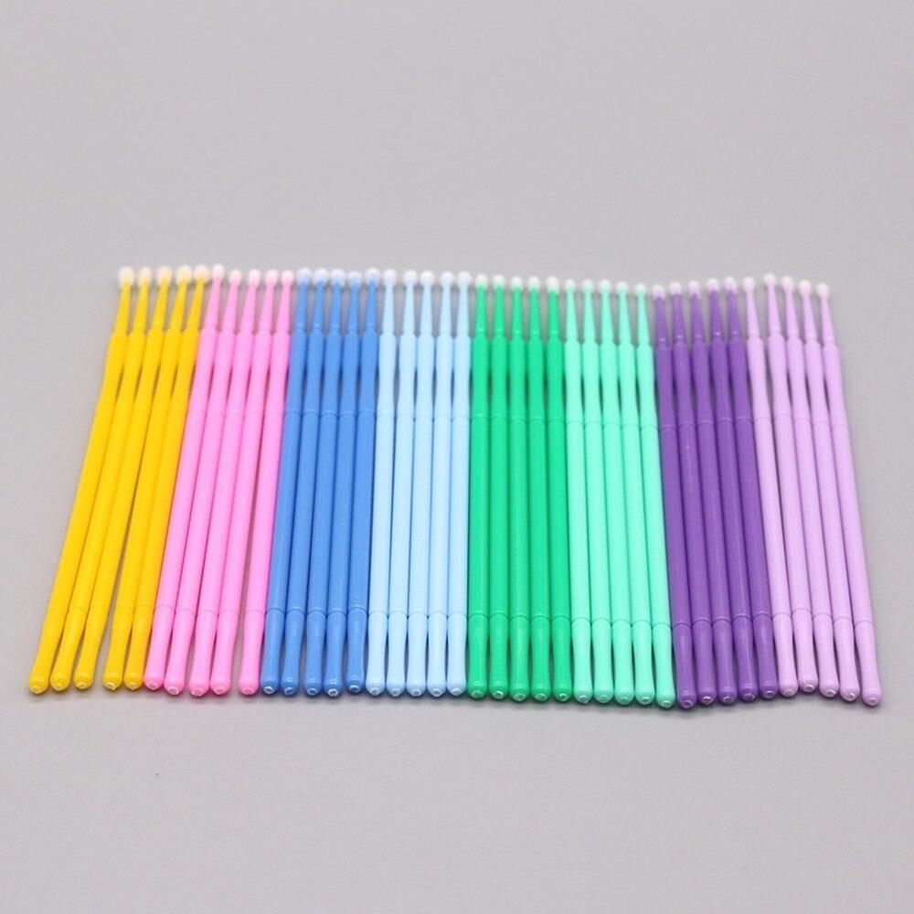 100pcs/lote Micro Escovas para - Eyelash Extension Cleaning avaliação e preço