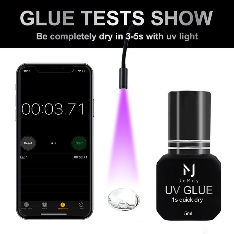 Jomay 5ml cola uv para extensã - Sensitive Lash Glue avaliação e preço