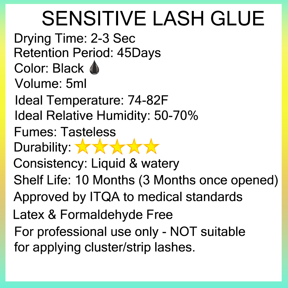 Kodies gel sensível extensão d - Sensitive Lash Glue avaliação e preço