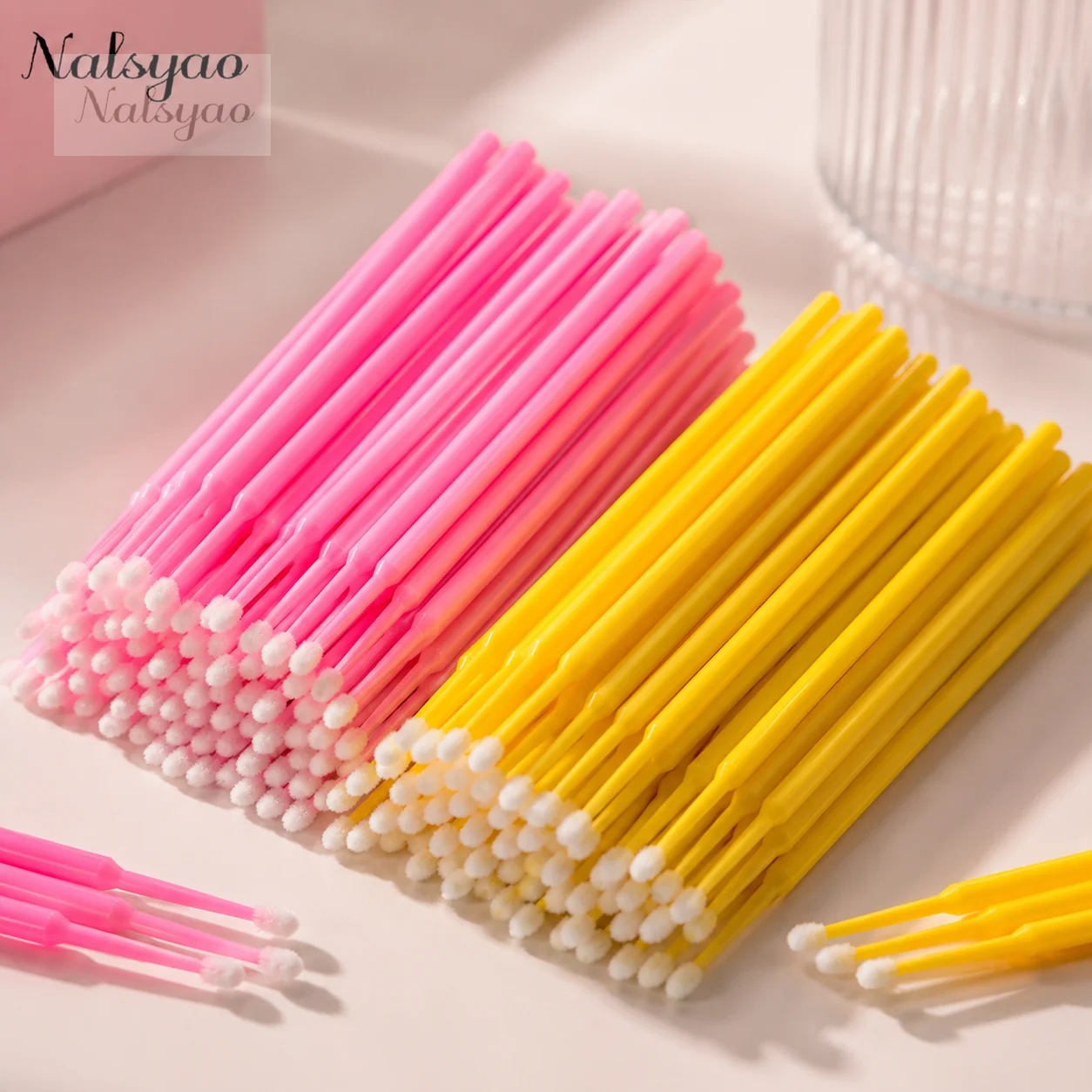 500 Unidades de Aplicadores pa - Eyelash Extension Cleaning avaliação e preço