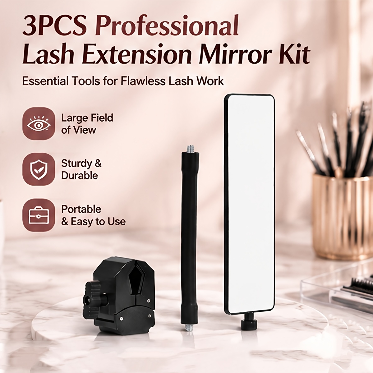 Conjunto de 3 Espelhos Profiss - Lash Tile Palette avaliação e preço
