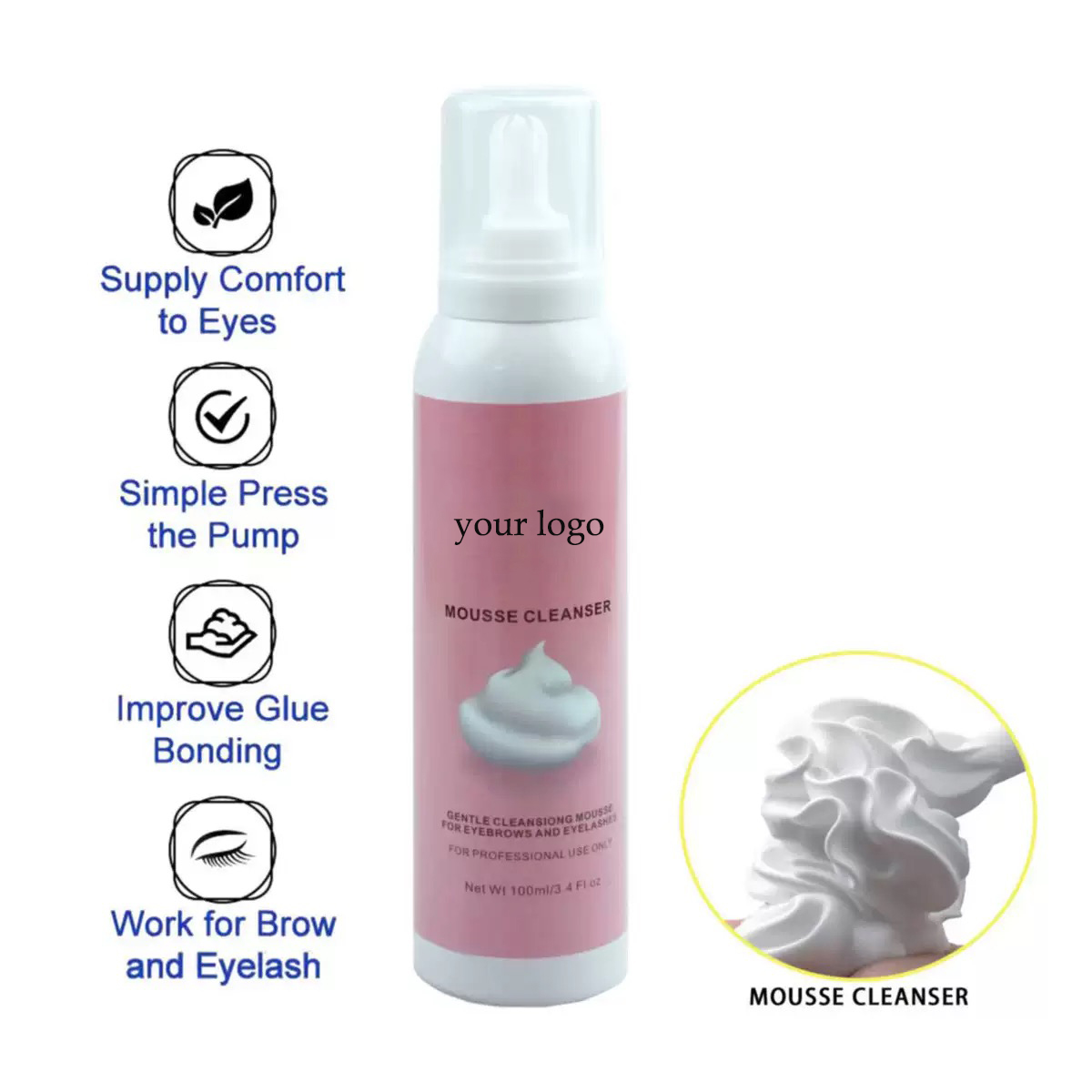 Fábrica Wholeasle Custom100ml  - Sensitive Lash Glue avaliação e preço